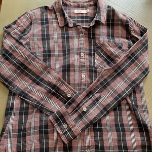 UGG women’s plaid shirt, 100% cotton